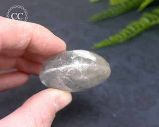 Clear Quartz Chunky Palm Stone #4