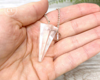 Clear Quartz Pendulum