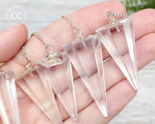 Clear Quartz Pendulum