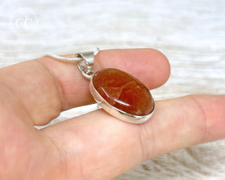 Confetti Sunstone Silver Necklace #3
