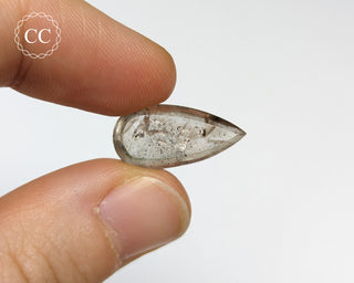 Covellite in Quartz | Pink Fire Quartz Cabochon #3