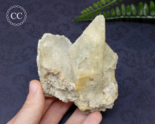 Danburite Pseudomorph Calcite Cluster - Charcas, Mexico #10