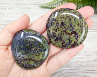 Dragons Blood Jasper Palm Stone