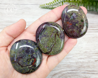 Dragons Blood Jasper Palm Stone