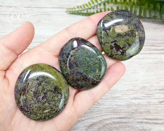Dragons Blood Jasper Palm Stone