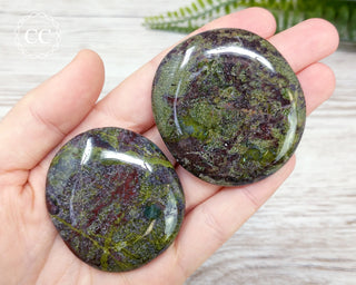 Dragons Blood Jasper Palm Stone