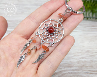 Crystal Dream Catcher Keyring