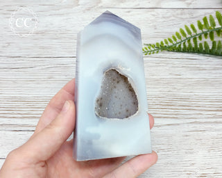 Druzy Agate Tower #4