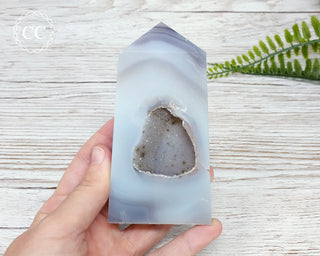 Druzy Agate Tower #4
