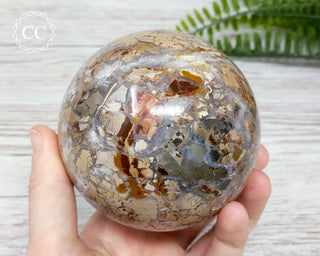 Eggshell Jasper Sphere #1