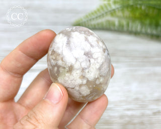 Flower Agate Chunky Palm Stone #5