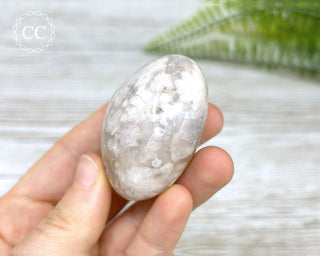 Flower Agate Chunky Palm Stone #5