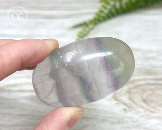Fluorite Palm Stone #6