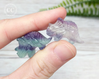 Rainbow Fluorite Triceratops