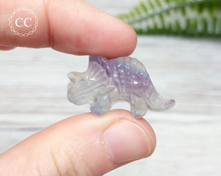Rainbow Fluorite Triceratops