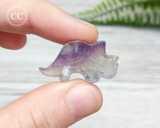 Rainbow Fluorite Triceratops