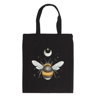 Forest Bee Shopping Tote Bag on white background