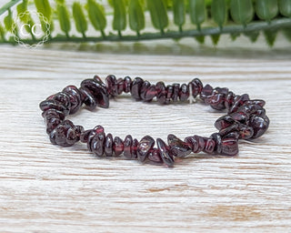 Garnet Gemchip Bracelet