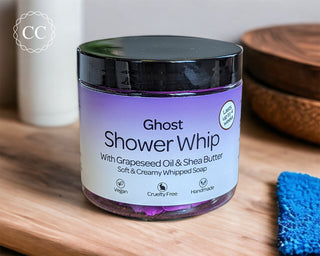 Ghost Whipped Soap in bathroom