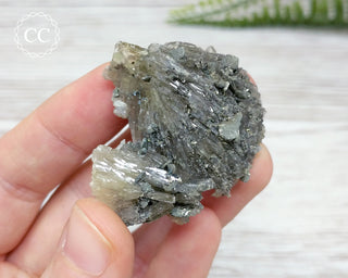Yellow Baryte Cluster with Marcasite - Morocco #9