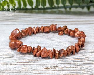 Goldstone Gemchip Bracelet