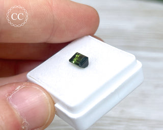 Green Tourmaline Faceted Gem #2