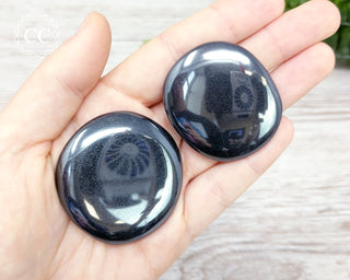 Hematite Palm Stone