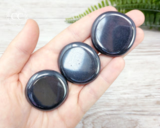 Hematite Palm Stone