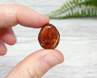 Hessonite Garnet Tumbled Crystal