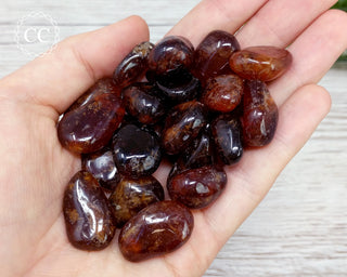 Hessonite Garnet Tumbled Crystal