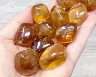 Honey Calcite Tumbled Crystal