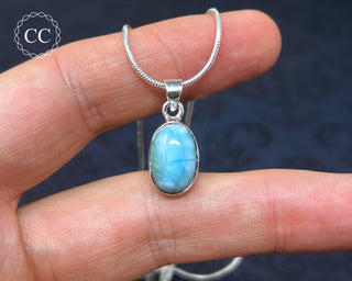Larimar Silver Necklace #1