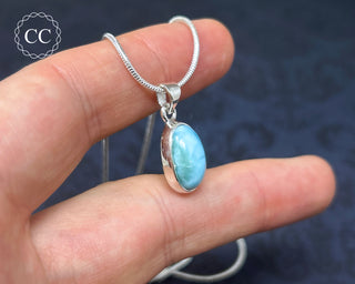 Larimar Silver Necklace #1