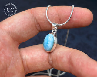 Larimar Silver Necklace #1