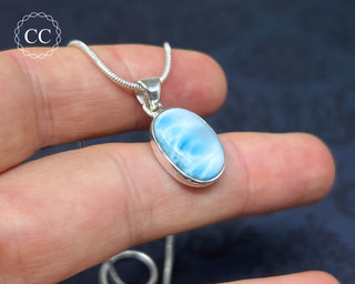 Larimar Silver Necklace #3