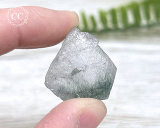 Lilac Apatite with Actinolite Inclusions #3