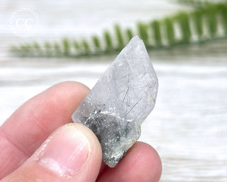 Lilac Apatite with Actinolite Inclusions #1