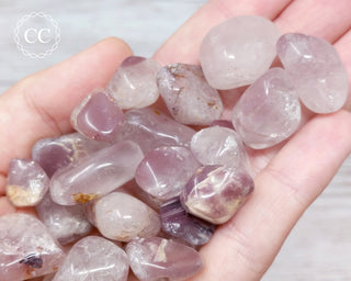 Pink Phantom Quartz Tumbled Crystal