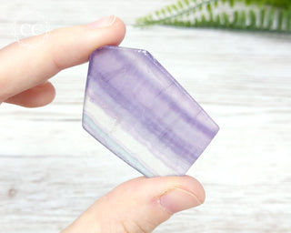 Rainbow Fluorite Slice