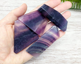 Rainbow Fluorite Slice