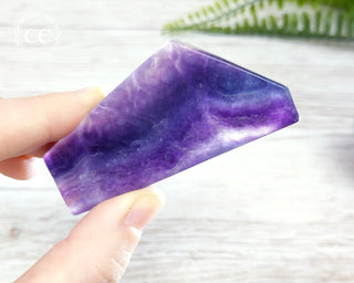 Rainbow Fluorite Slice