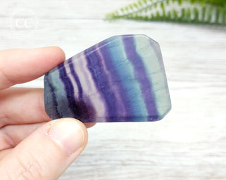 Rainbow Fluorite Slice