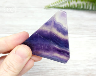 Rainbow Fluorite Slice