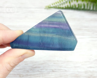 Rainbow Fluorite Slice