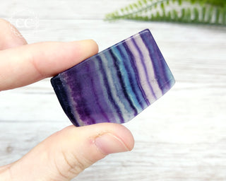 Rainbow Fluorite Slice