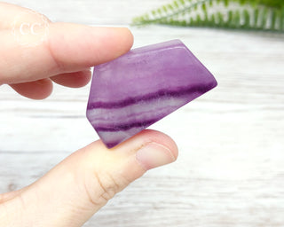 Rainbow Fluorite Slice