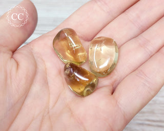 Natural Citrine Tumble - Unheated