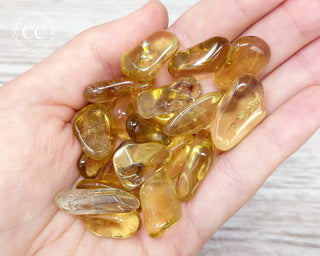 Natural Citrine Tumble - Unheated