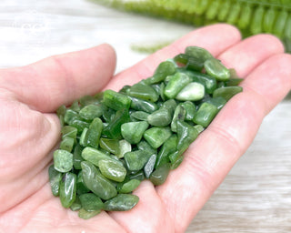 Nephrite Jade Crystal Chips 50g