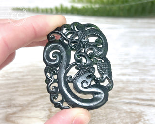 Nephrite Jade Dragon Carving #6